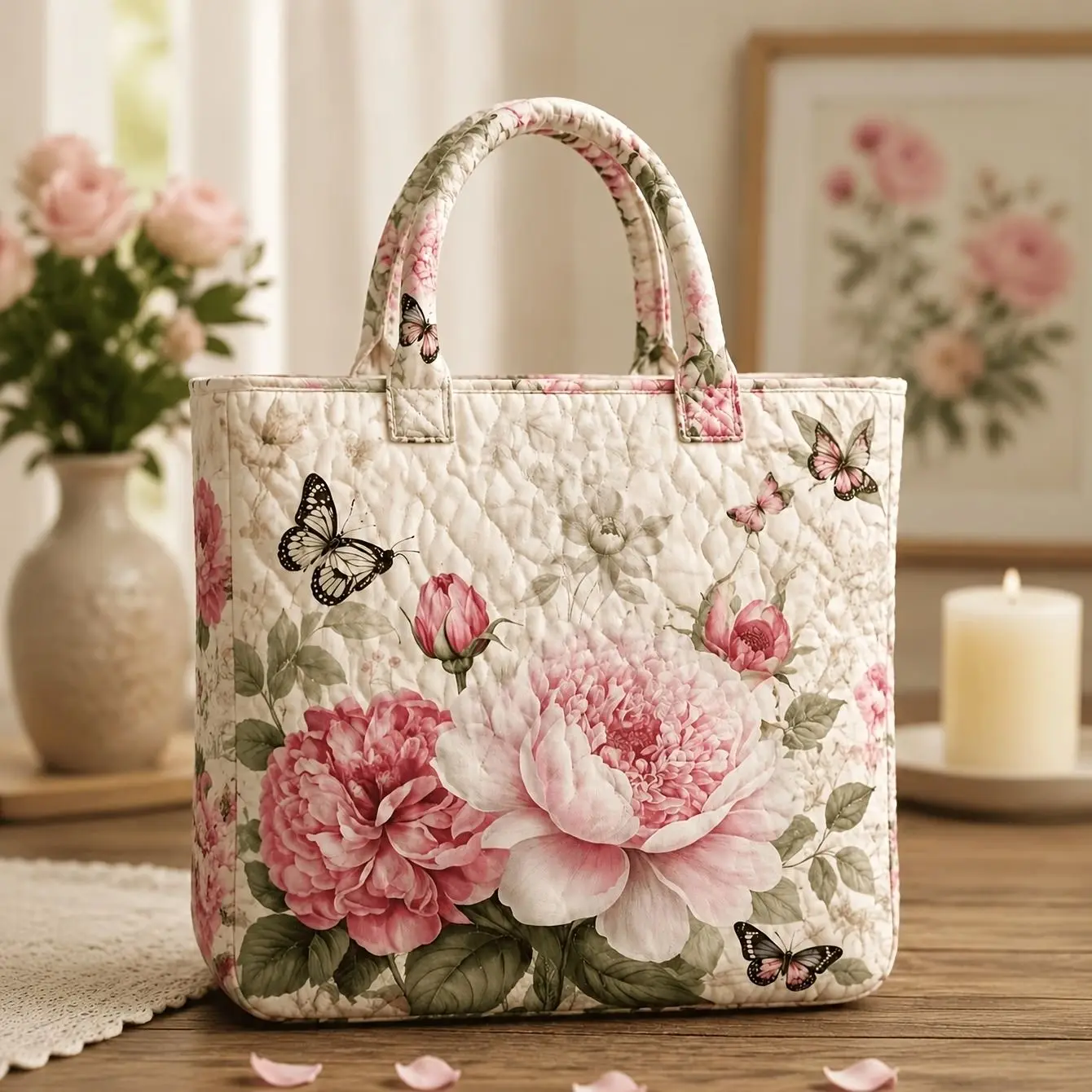 

3D Printed Quilted Tote Bag Shopping Bags Gifts Shoulder Bag elegant Handbag Sport Bag Travel Beach Hiking Camping