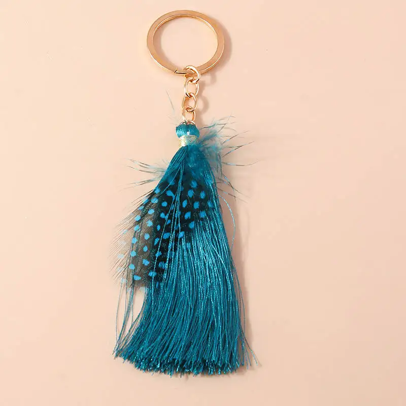 Aihua Boho-Traumfänger-Schlüsselanhänger mit großen Federn für Damen und Mädchen, Handtaschenanhänger, Traumfänger-Schlüsselanhänger, Schmuck, Geschenke – Detail 12