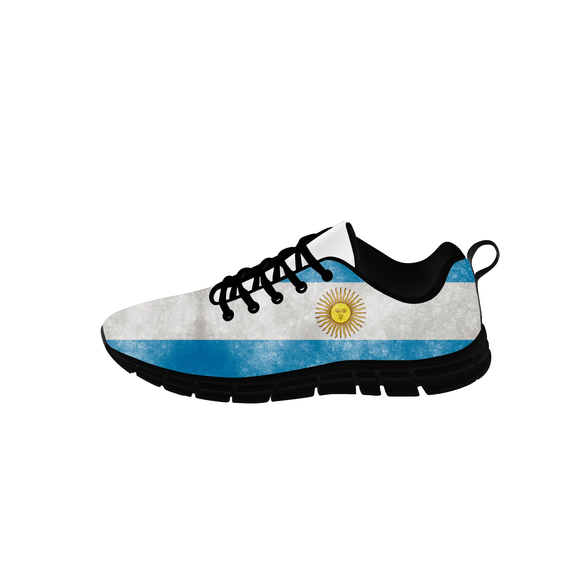 Argentina Flag Low Top Sneakers Mens Womens Teenager Casual Shoes Canvas Running Shoes 3D Printed Breathable Lightweight shoe