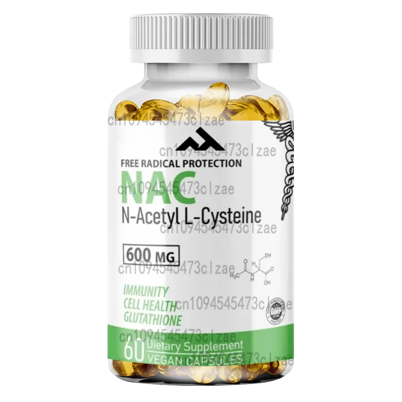 NAC Supplement N-acetylcysteine - Anti-aging and Antioxidant Supplement, Liver and Lung Support, Enhances Glutathione