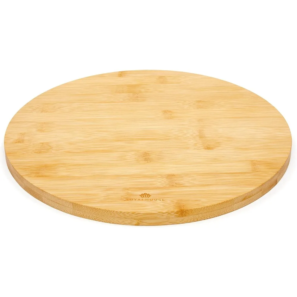 

Круглая разделочная доска из натурального бамбука для кухни, разделочные доски для мяса и овощей, доска для сыра и дрессировки,