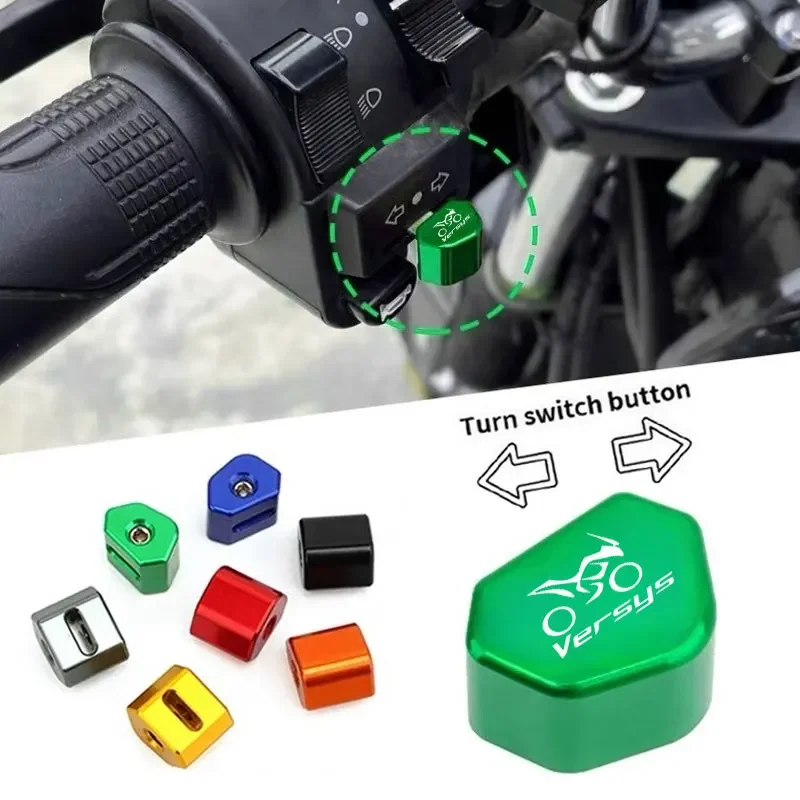 For Kawasaki Versys 650 1000 300x Motorcycle turn signal switch button keycap Accessories