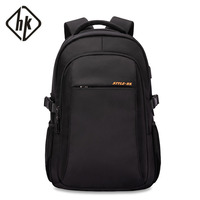HcanKcan Men Casual Laptop Backpack Large Capacity Teenage Student Bags Designer Business Pack Sports Travel Backpack YKK Zipper