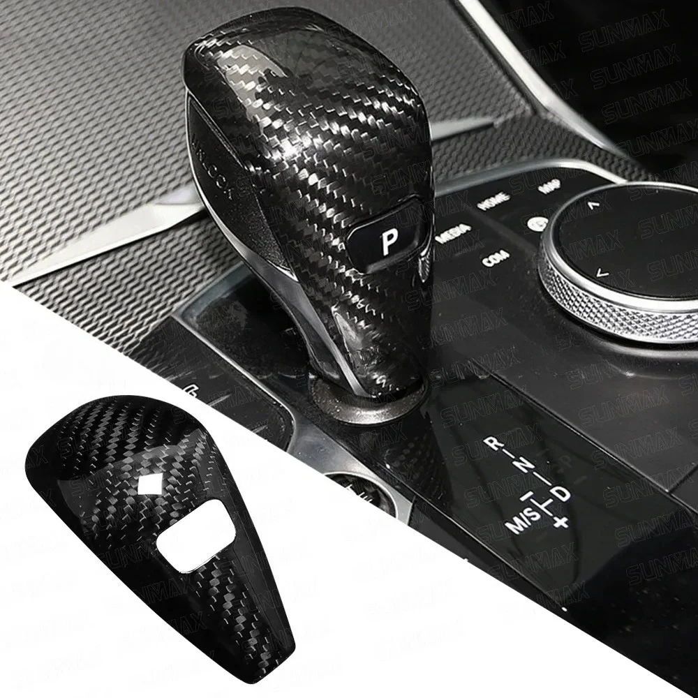 

For BMW 3 Series G20 true Dry carbon fiber central control gear head gear cover car interior modification accessories 2020