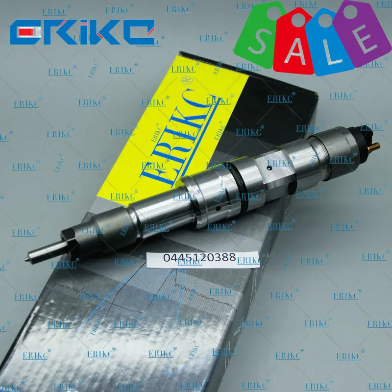 New 0445120388 Common Rail Spare Parts Injector 0 445 120 388 Auto Fuel Inyection 0445 120 388 for WEICHAI 612630090001