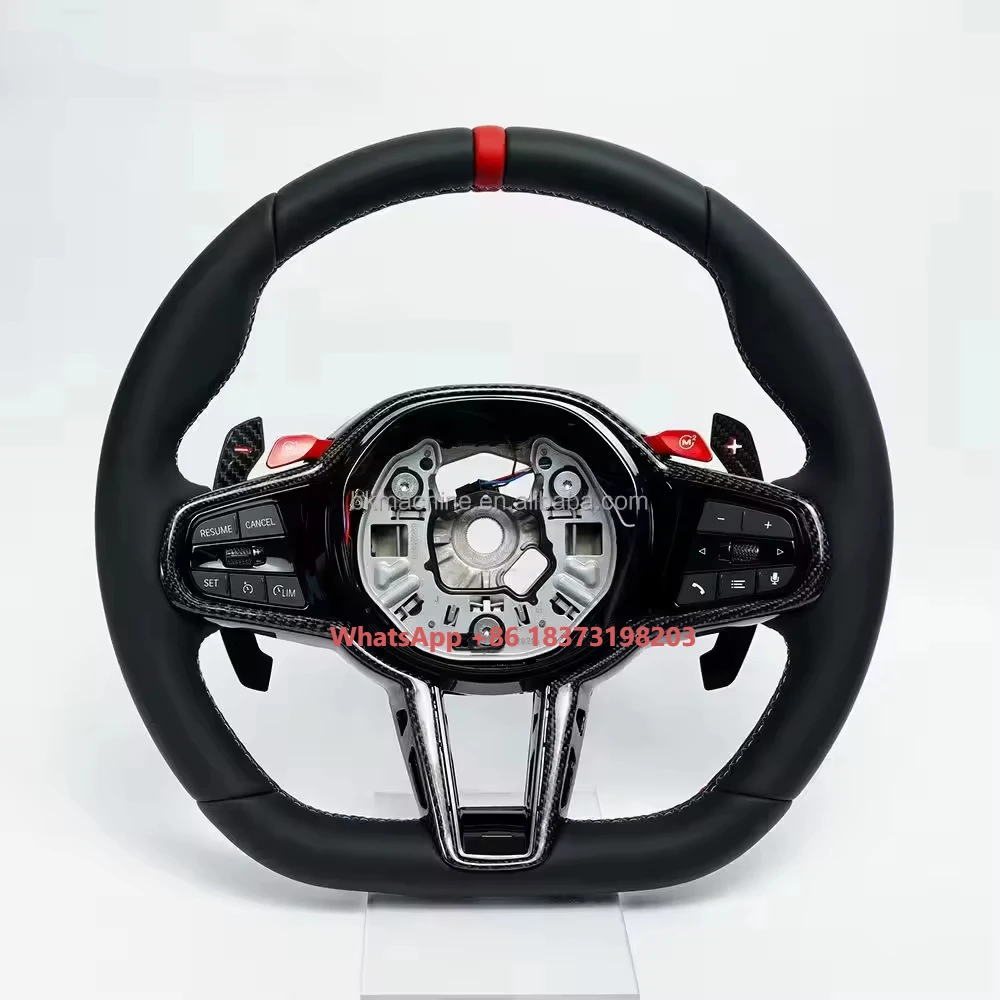 

Equipped with an M Multi-functional Steering Wheel with CS Exclusive Logo/ Carbon Fiber Trim and Alcantara Covering Material