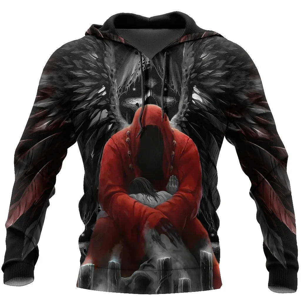 

2024 Fashion New Retro Men Hoodies Skull 3D All Over Printed Mens Sweatshirt Unisex Vintage Long Sleeves Hot Sale y2k Clothing