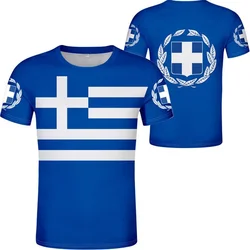 Hellas Totem Greece Emblem Graphic T Shirt for Men Clothing 3D Print Greek Nation Flag Tshirt Fashion Streetwear Tops Tee Shirts