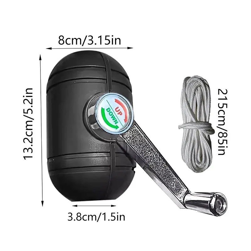 Guarda-sol shaker manivela lidar com pátio guarda-chuva manivela lidar com acessórios pátio ao ar livre substituir guarda-chuva pátio peças