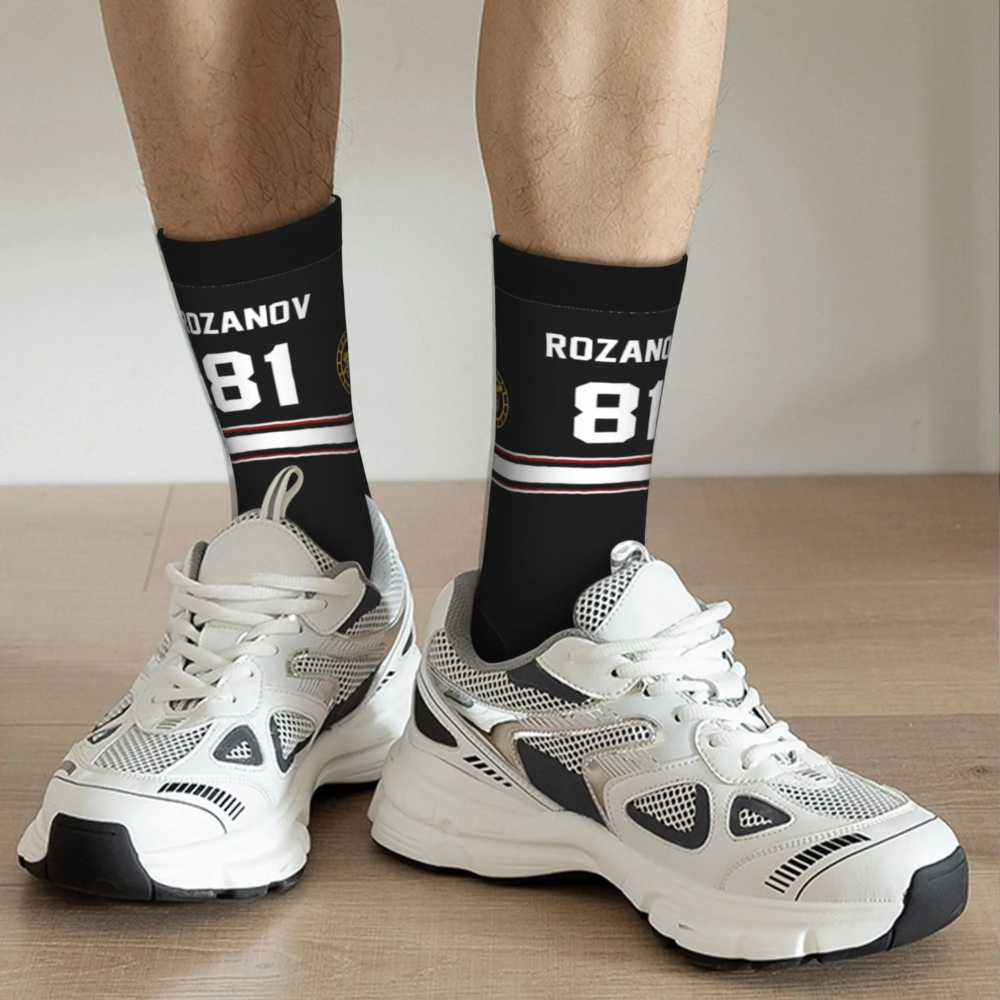 New Male Men Socks Harajuku Rozanov 81 Heated Rivalry Sock Polyester  Skateboard Women's Socks Spring Summer Autumn Winter