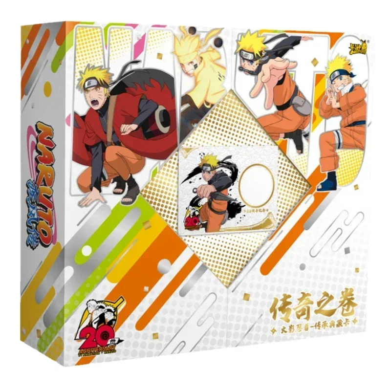 KAYOU Original Naruto serie completa paquete de refuerzo de tarjetas figura de Anime tarjetas de colección raras tarjeta Flash juguete para niños