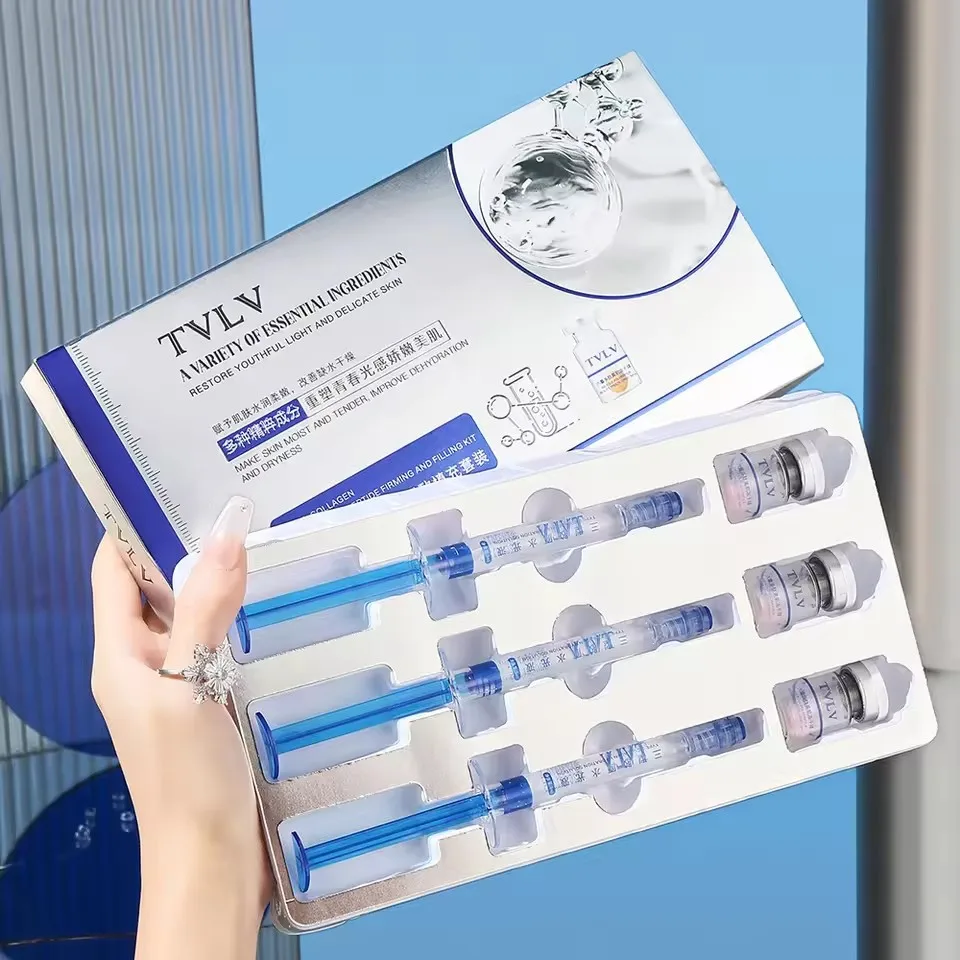 Type III Collagen Six Peptide Compact Filling Freeze-dried Ball Essence Reduce Fine Line Moisturizing Face Serum Korea skincare
