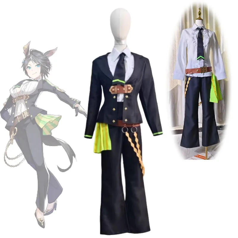 Disfraz de Cosplay de Pretty Derby Fuji Kiseki, Traje de Umamusume Derby, Uniforme de Anime y Videojuegos de Kiseki, Ropa para Mujer para Comic-con