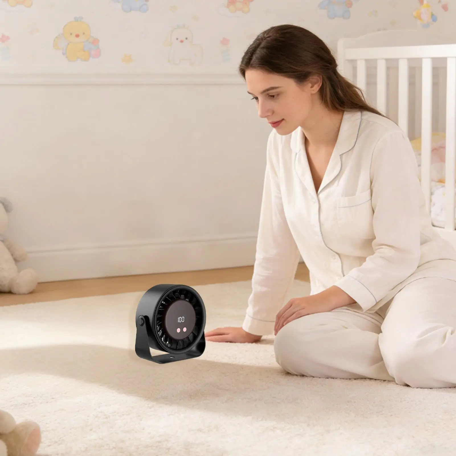 

Портативный настольный вентилятор для путешествий: охлаждение для лета, походов, пляжа, пикника, спальни, общежития, палатки, автофургона