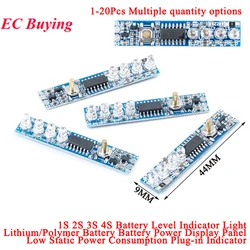 1S 2S 3S 4S Single 3.7V 18650 Lithium Battery Capacity Charge Indicator Module Percent Power Level Tester LED Display Board