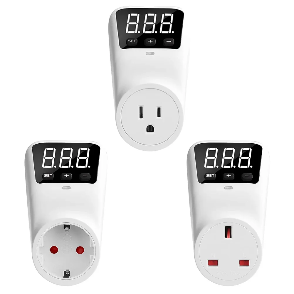 Adjustable Voltage Protector Socket AC 230V 16A Automatic Power Surge Protector Socket Under Overvoltage Protection