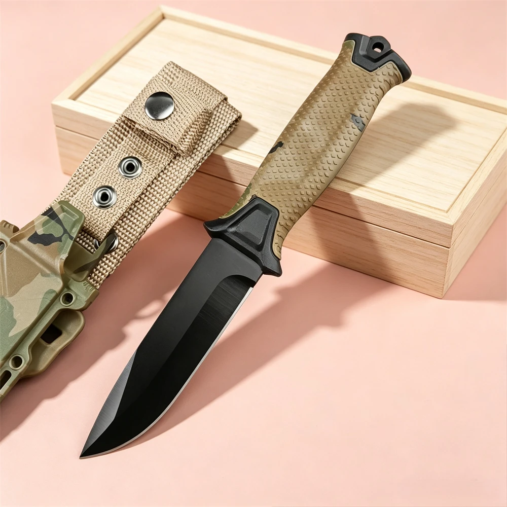 Edc Fixed Blade Deep Carry - Volledig geïntegreerd draagbaar vaststaand mes 8Cr13MoV