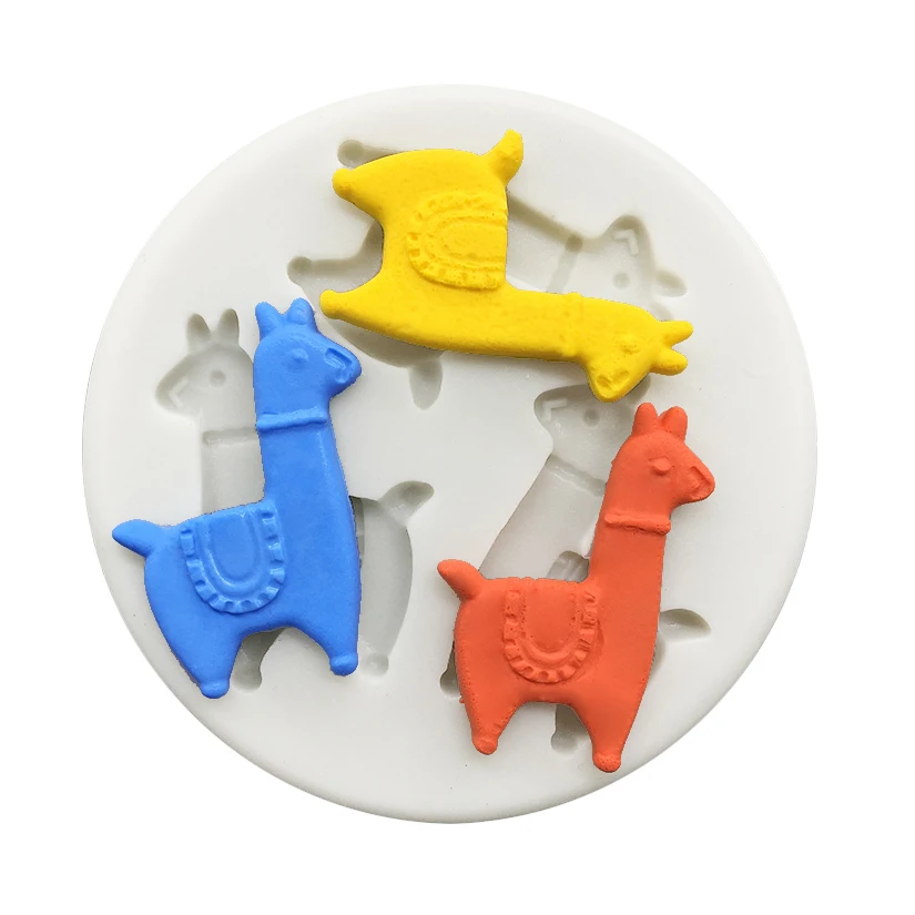 Alpaka Silikonform Sugarcraft Fondant Kuchen Dekorieren Werkzeuge Cupcake Schokolade Backform – Detail 2