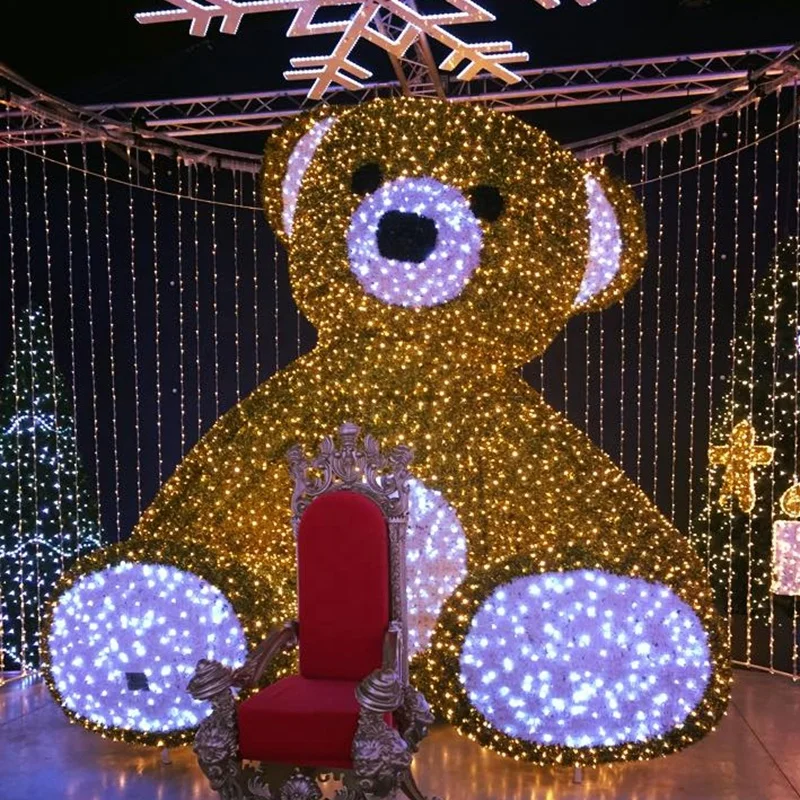 

Custom. custom big bear 200cm led decoration motifs