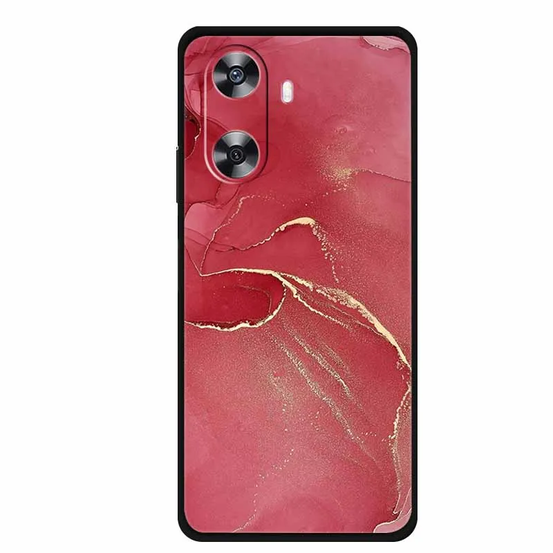New Marble Printed Phone Case for Honor Play 60 TPU Silicone Cover Capa for Funda Huawei Enjoy 70z 70 Z Fashion Cool Back Case