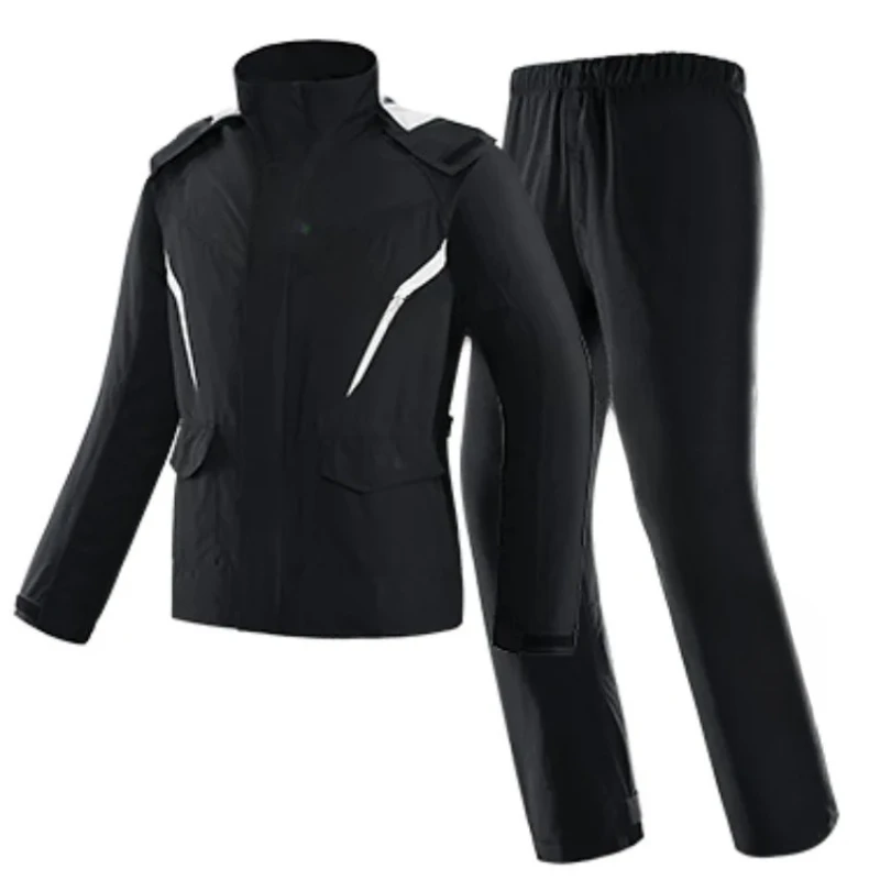 

Fashion Adult Men's and Women's Motorcycle Rider Raincoat Pants Suit Rider Motorcycle Waterproof