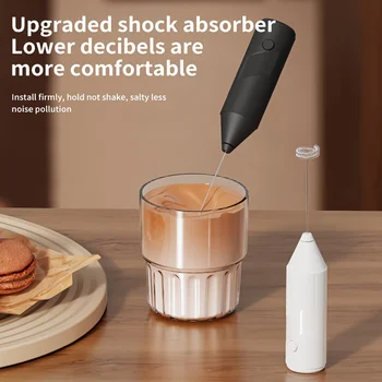 Handheld Wireless Electric Blender Milk Foamer Coffee Whisk Mixer Egg Beater Mini Frother Handle Stirrer Cappuccino Maker Tools
