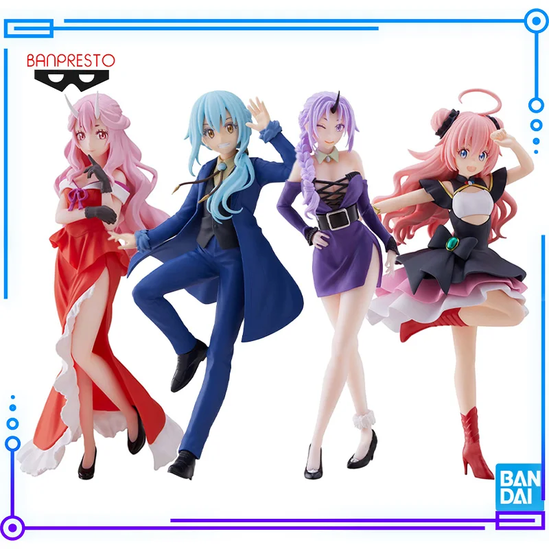 Bandai Original Genuine Banpresto That Time I Got Reincarnated As A Slime Rimuru Tempest Shion Shuna Milim Nava Model Toy Figure