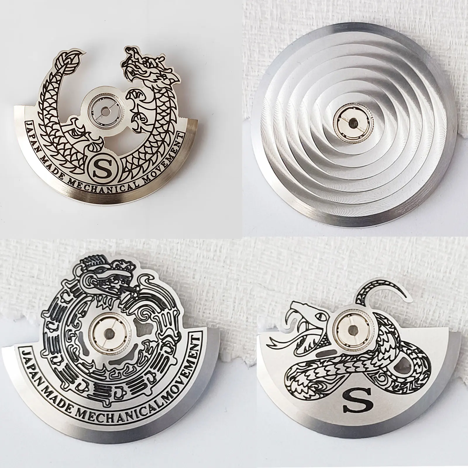 โรเตอร์ Mod NH35 โรเตอร์แบบกำหนดเอง ใช้ได้กับกลไกนาฬิกา NH35 NH36 4R 6R 7S อุปกรณ์ดัดแปลงโรเตอร์นาฬิกา