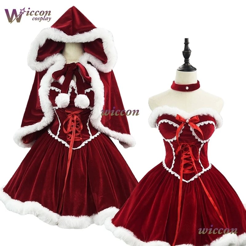 الأميرة عيد الميلاد الأداء 2026 مثير السنة الجديدة فستان الحفلات السنوية المشاهير النساء زي حجم كبير الأحمر المخملية ثوب الرأس مجموعة