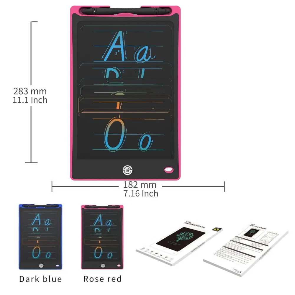 12นิ้วหน้าจอ LCD Writing Digital กราฟิกของเล่นเด็กวาดแท็บเล็ตอิเล็กทรอนิกส์อิเล็กทรอนิกส์ Handwriting Pad