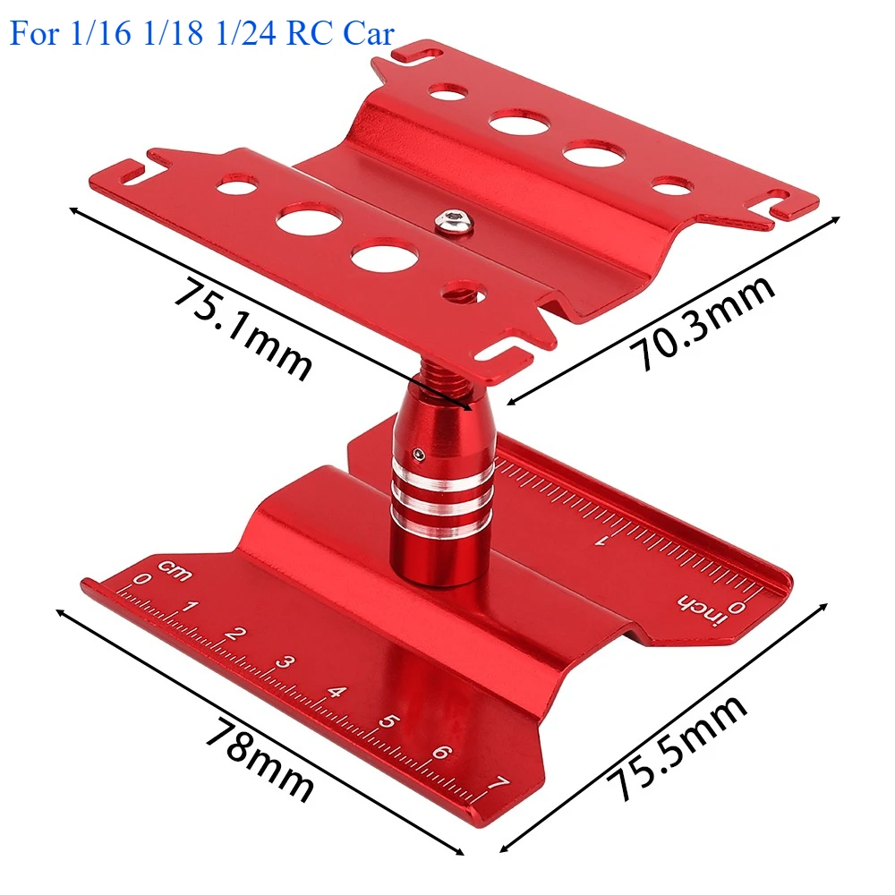 RC Cars Tool Heightening Work Stand Assembly Platform 360 Degree Rotate Repair Station for 1/8 1/10 1/18 1/24 Buggy Crawler Car