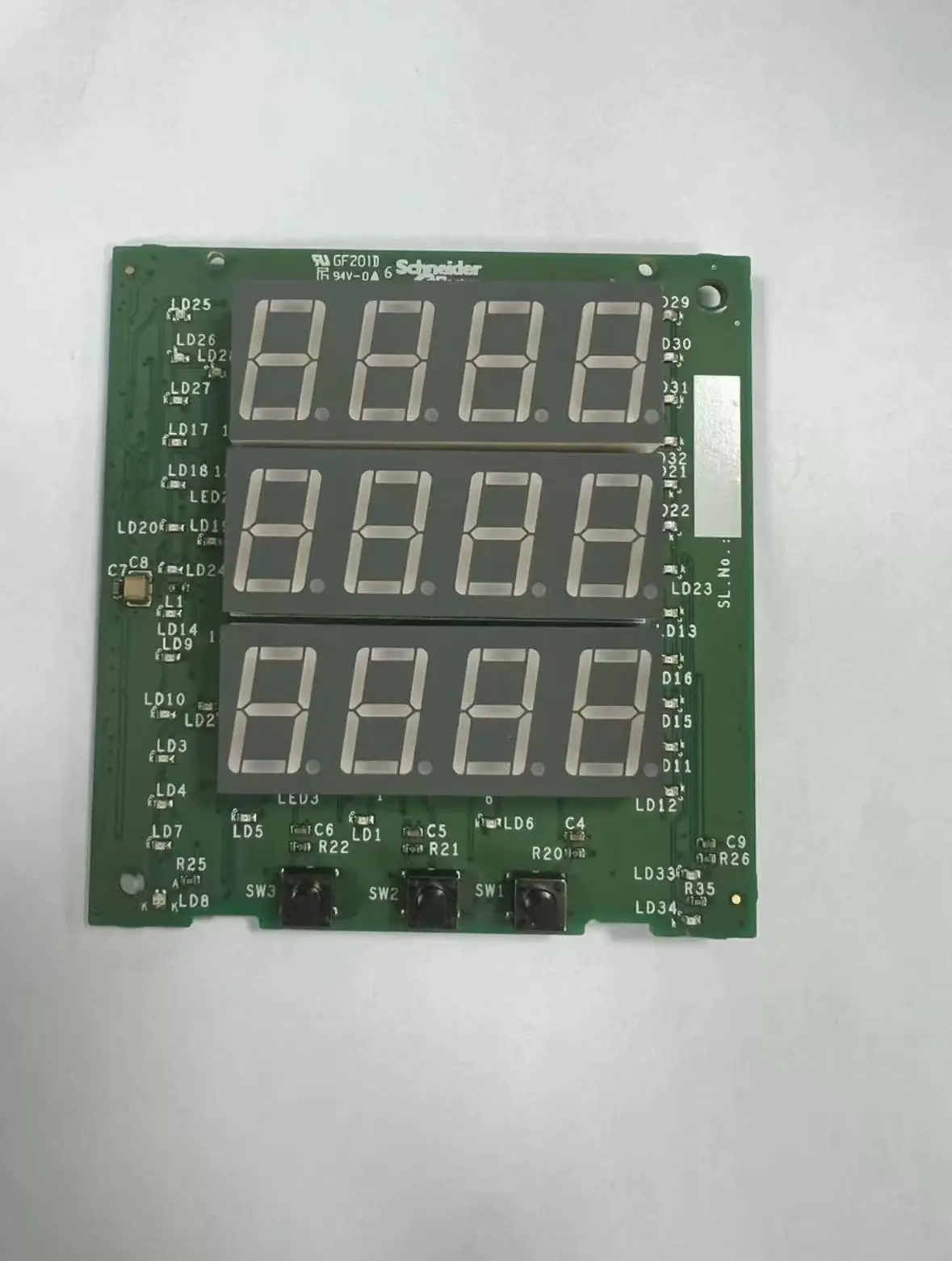 

PM2125C Schneider multi-function meter display panel model PM2125C2DI2RO 90% of new and second-hand function tests are normal