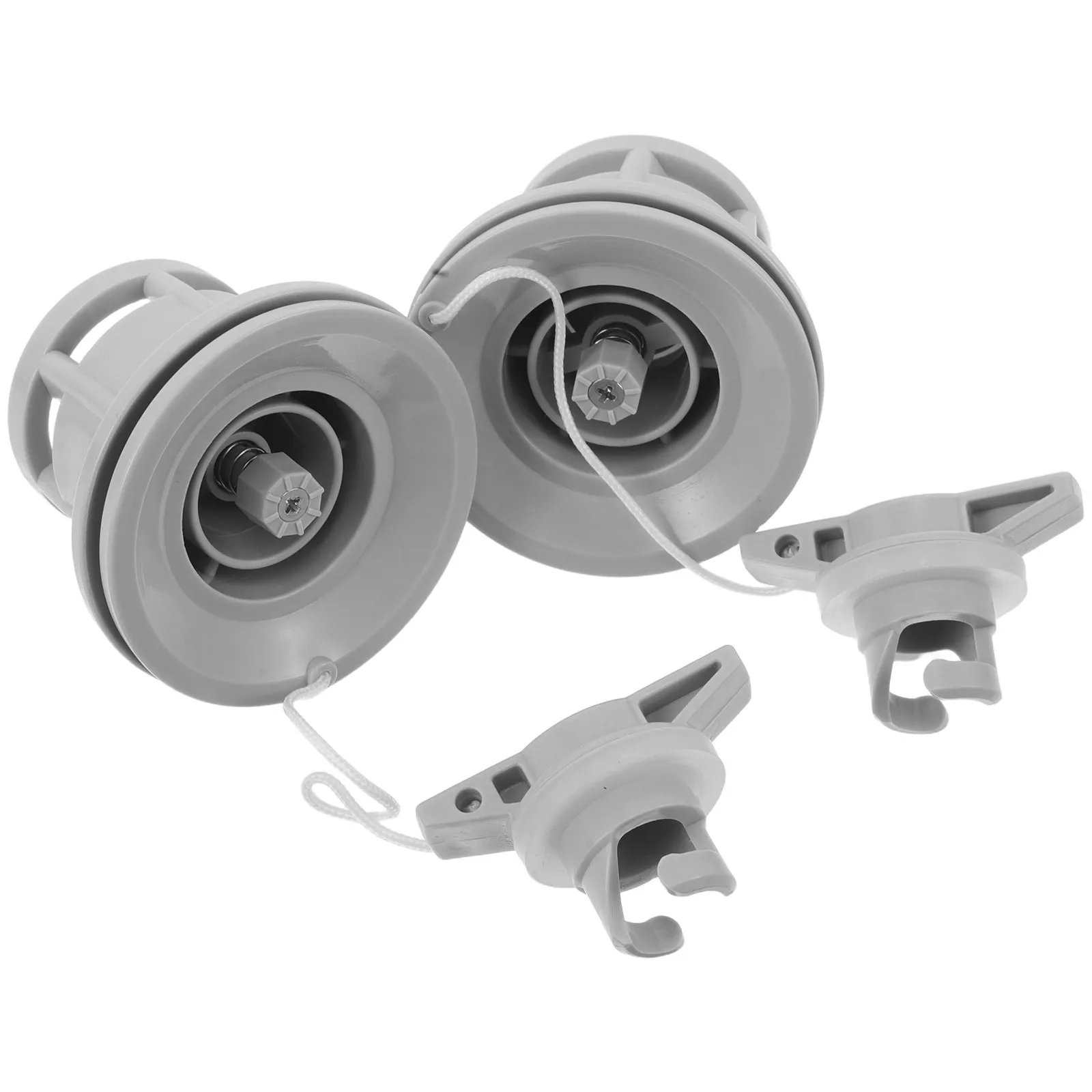 

2 комплекта сменных воздушных клапанов для надувных лодок с двойным уплотнением, заглушки для гребных досок, каноэ, плотов, надувных лодок