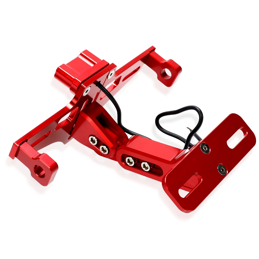 For Honda CB CB125F CB190R CB250R CB400F CB500 CB599 CB600F Motorcycle Bracket Frame LED Light Tail Tidy License Plate Holder