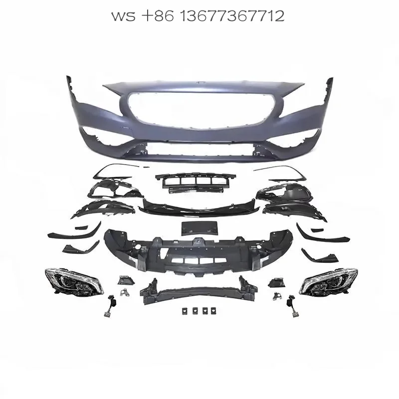 

Factory hot salesHot Selling 2014-2020 Car Bumper Grille Side Skirts Rear Diffuser Exhaust Pipe Body Kit for W117 to CLA45 CLA4