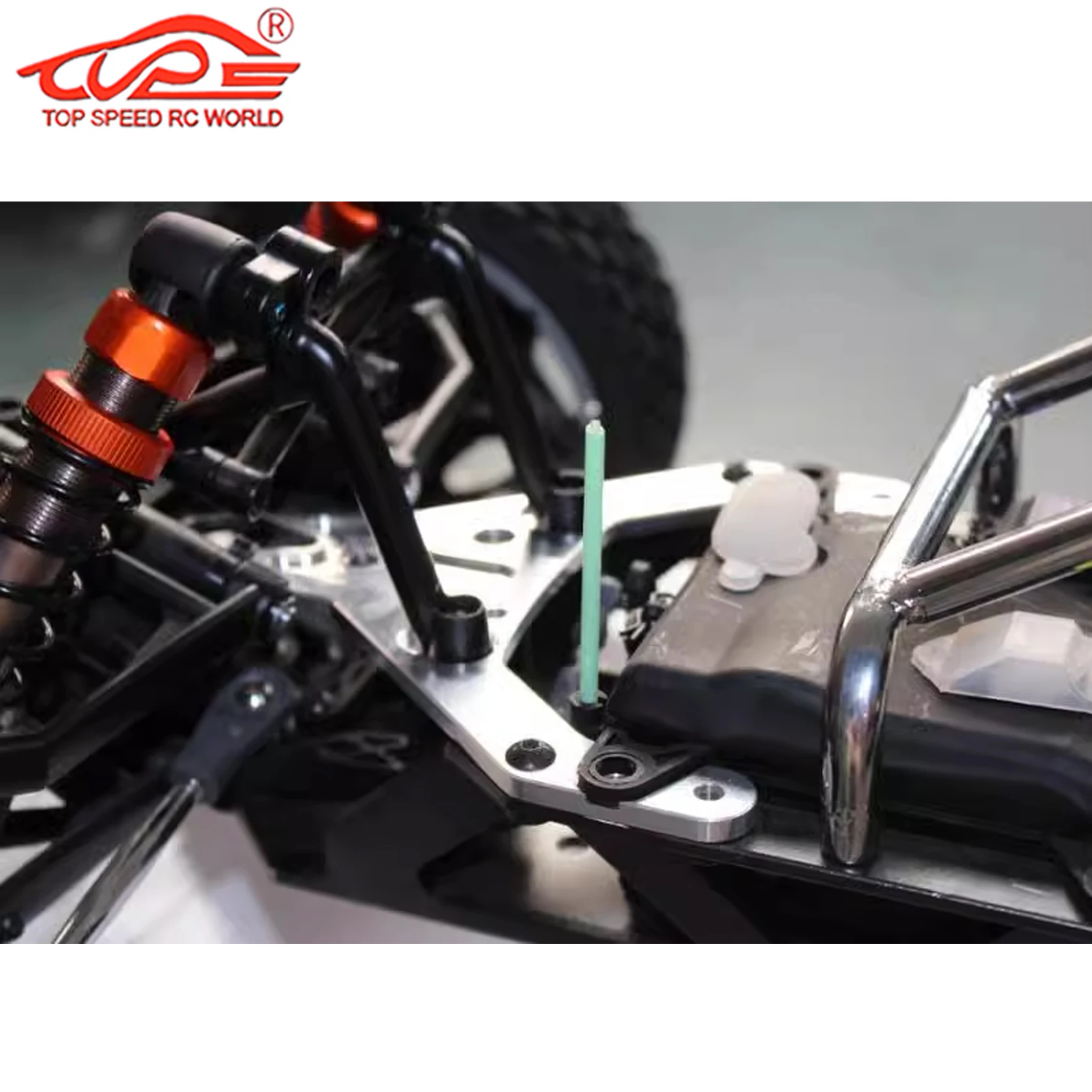 1/5 RC카 HPI ROFUN BAHA ROVAN KM BAJA 5B 5T 5SC 부품용 두꺼운 CNC 금속 앞/뒤 상단 플레이트 브레이크 브레이스 업그레이드