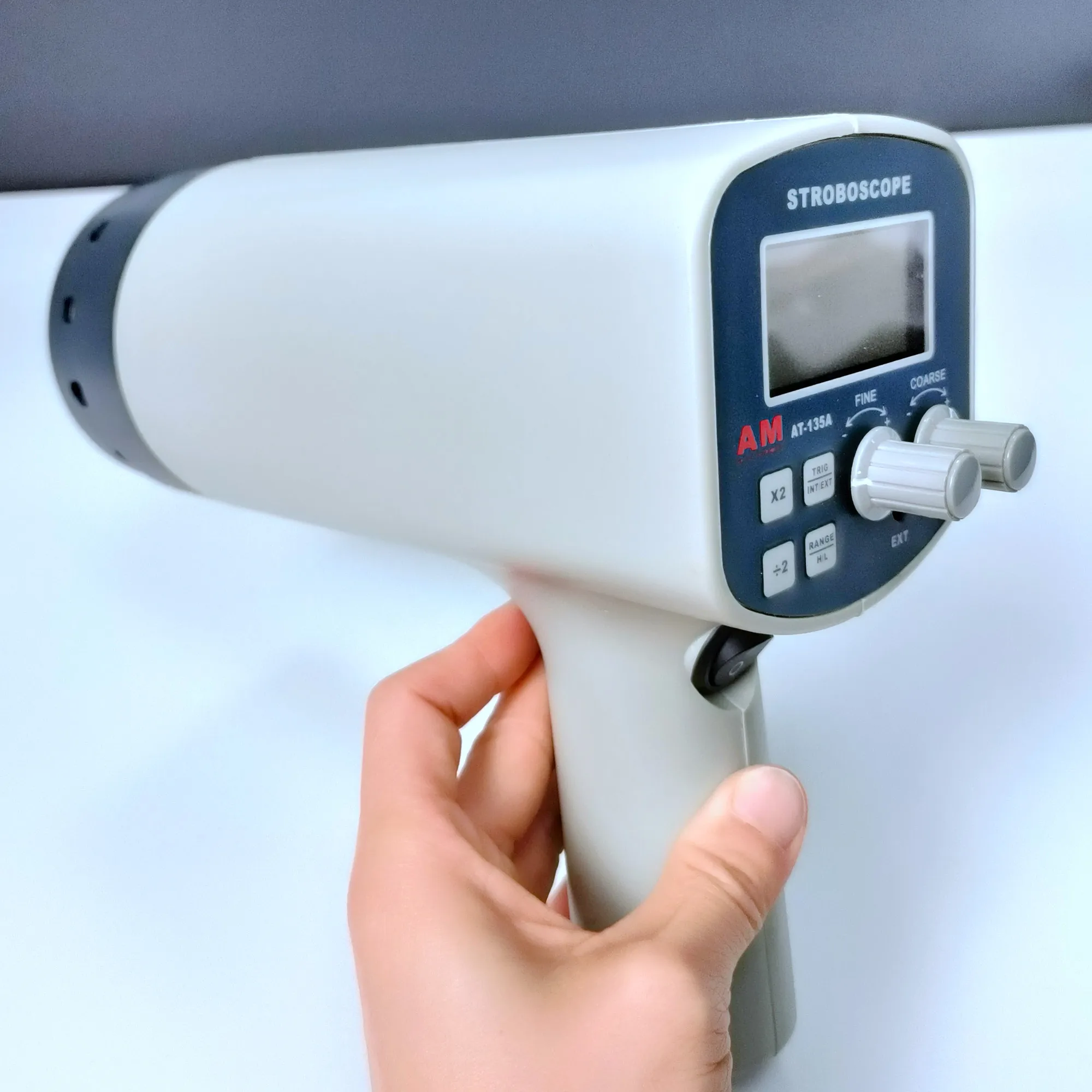 50~12000FPM Digital tachometer stroboscope light Portable speed measuring tools rotative velocity test equipment