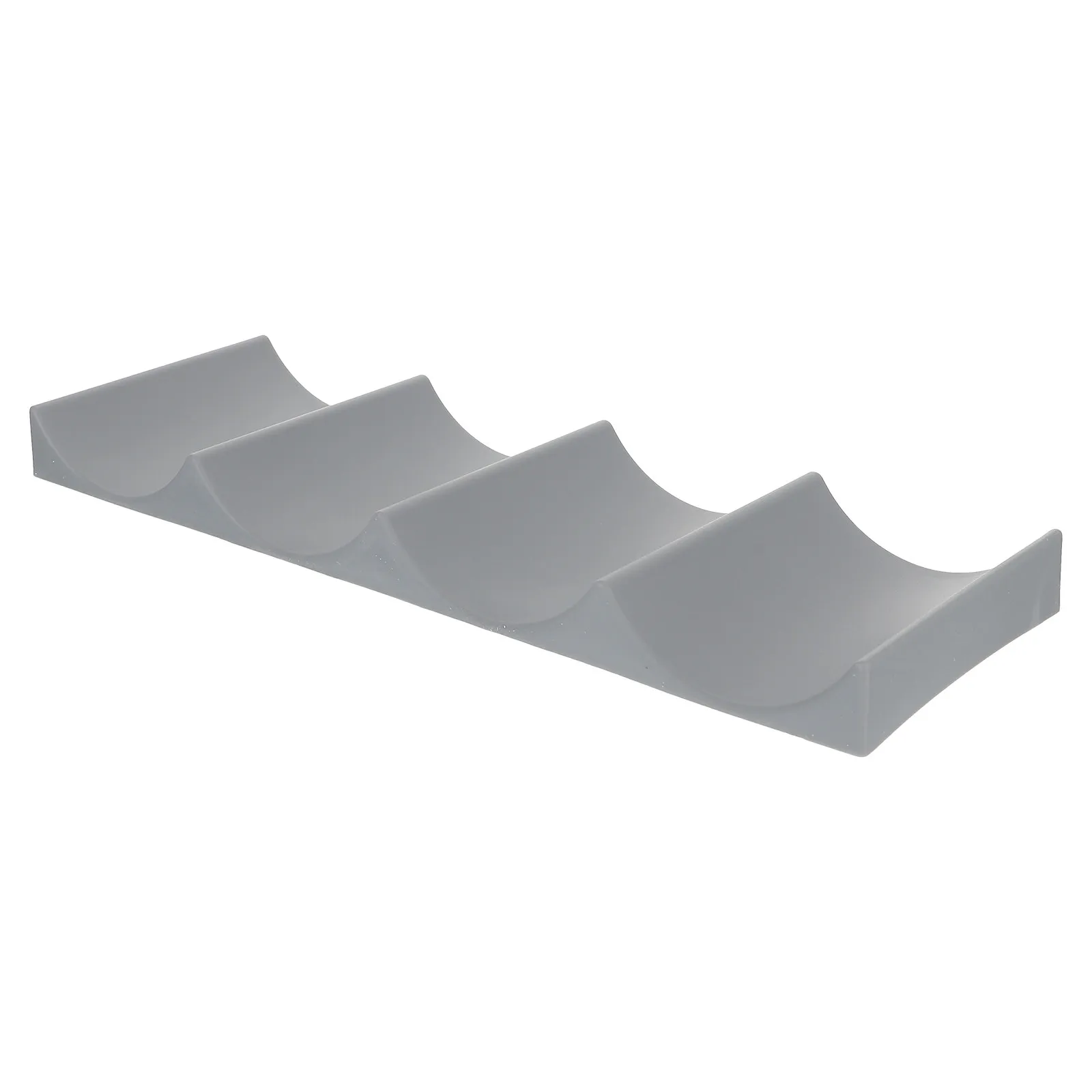 2Pcs Wine Rack Plastic Organizer Space Saving Wave Shape Holder for Home Kitchen Dining Room Red Wine Storage Stand