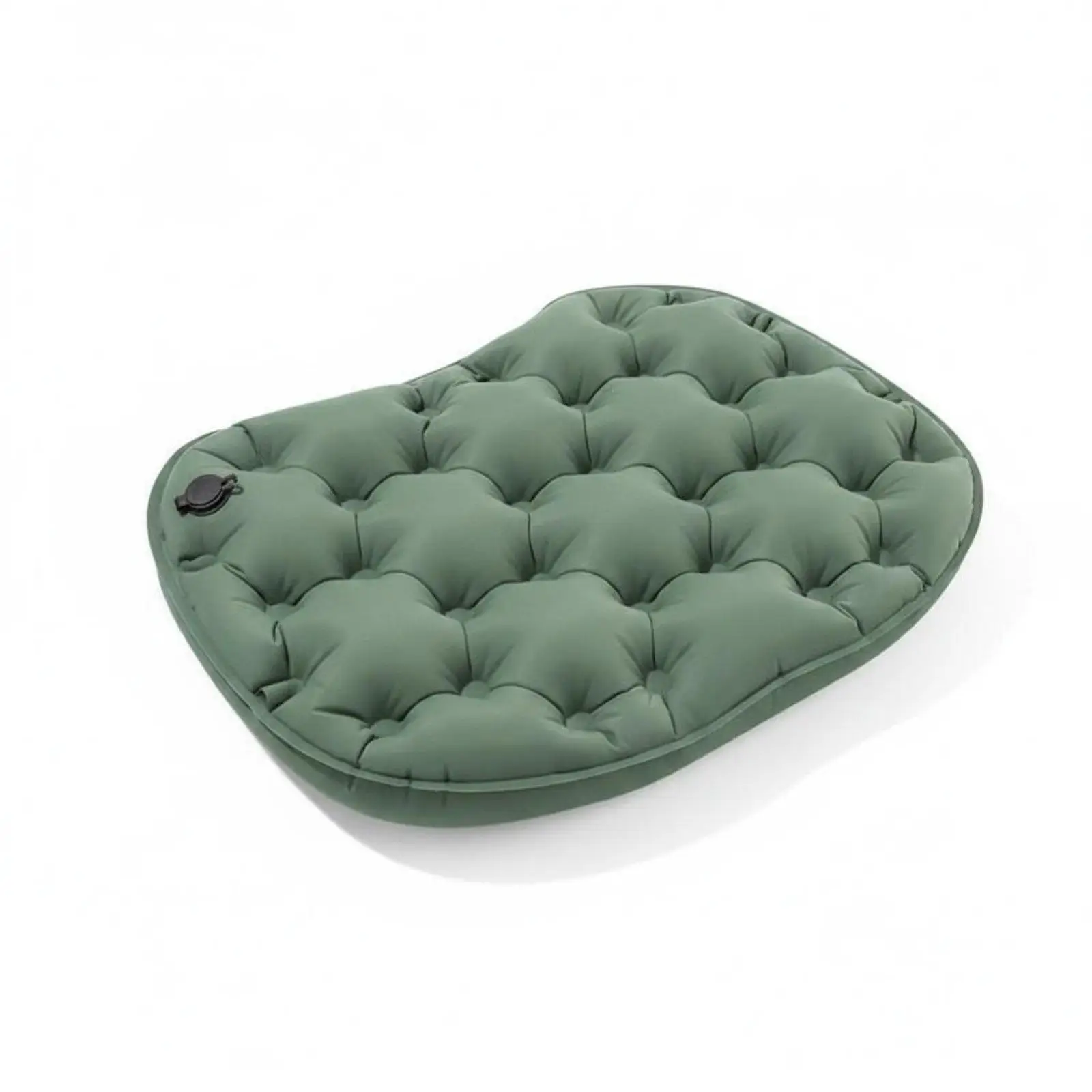 Inflatable Seat Cushion Tufted Gridded Seat Cushion Press-to-Inflate Outdoor