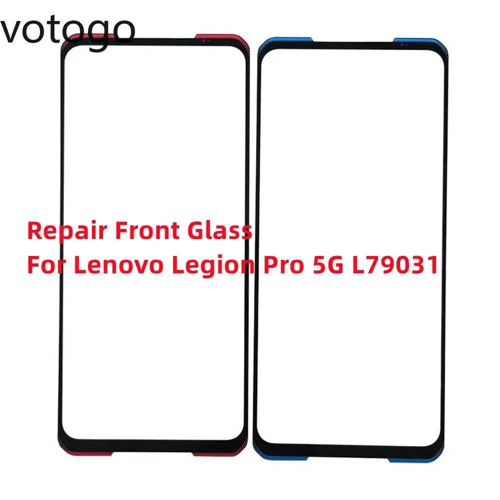 Repair Front Glass Lens + OCA For Lenovo Legion Pro 5G / L79031 Duel 6.65'' Outer LCD Display Digitizer Touch Screen Replacement