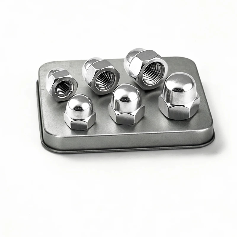 DIN1587 Round Cap Nuts, Acorn Nuts, Dome Nuts, Blind Cap Nuts 304 Stainless Steel Decorative Rustproof Fasteners M3M4M5M6M8M24