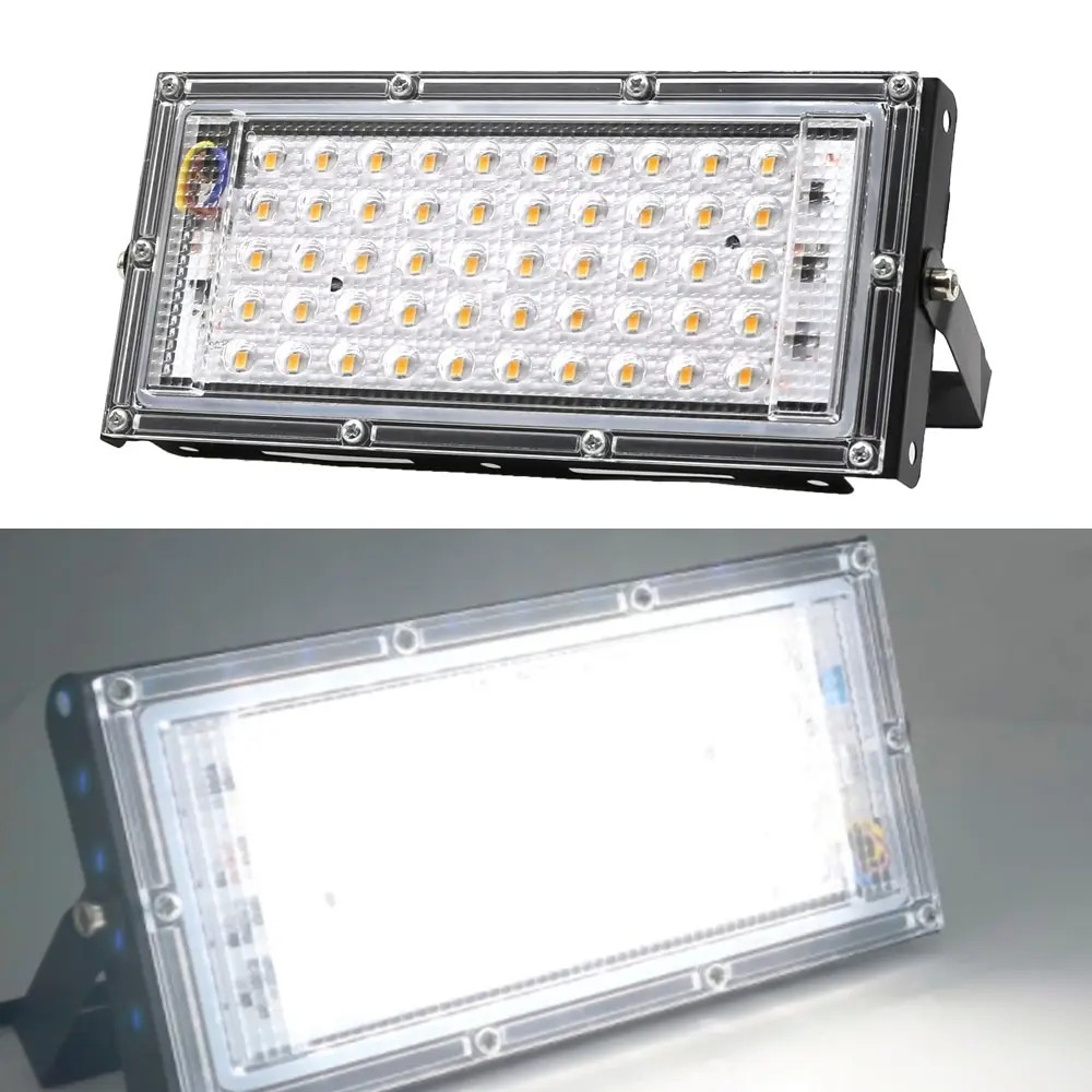 50W LED oświetlenie zewnętrzne oświetlenie zewnętrzne 220V 240V reflektor wodoodporny IP65 reflektor projektor LED