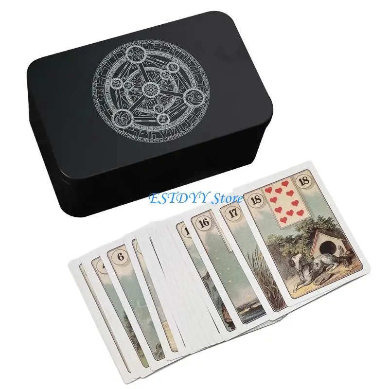 G6DE Cards Container Jewelry Storage Case Packing Game Empty Tarot Storage Box