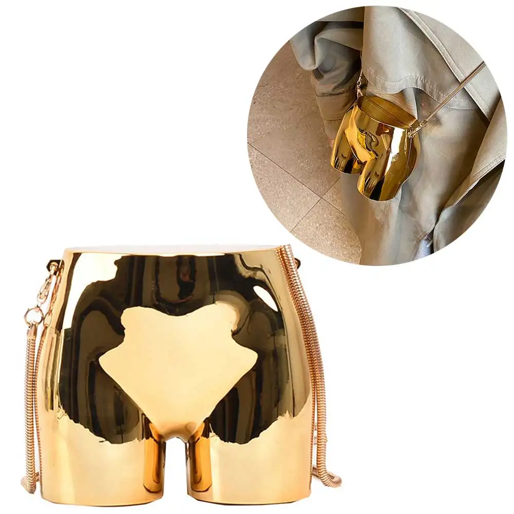 

Женские вечерние сумки-клатчи, забавная форма задницы, мини-новинка, акриловая уникальная сумка на плечо, стильная женская сумка с ремешком-цепочкой