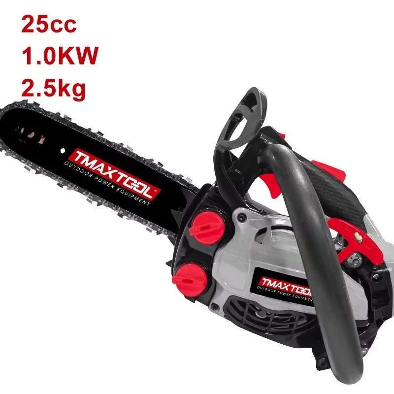 New Portable 8 Inch 10 Inch Top Handle 2-Stroke 25cc Mini Fuel Pruning Hand Chain Saw