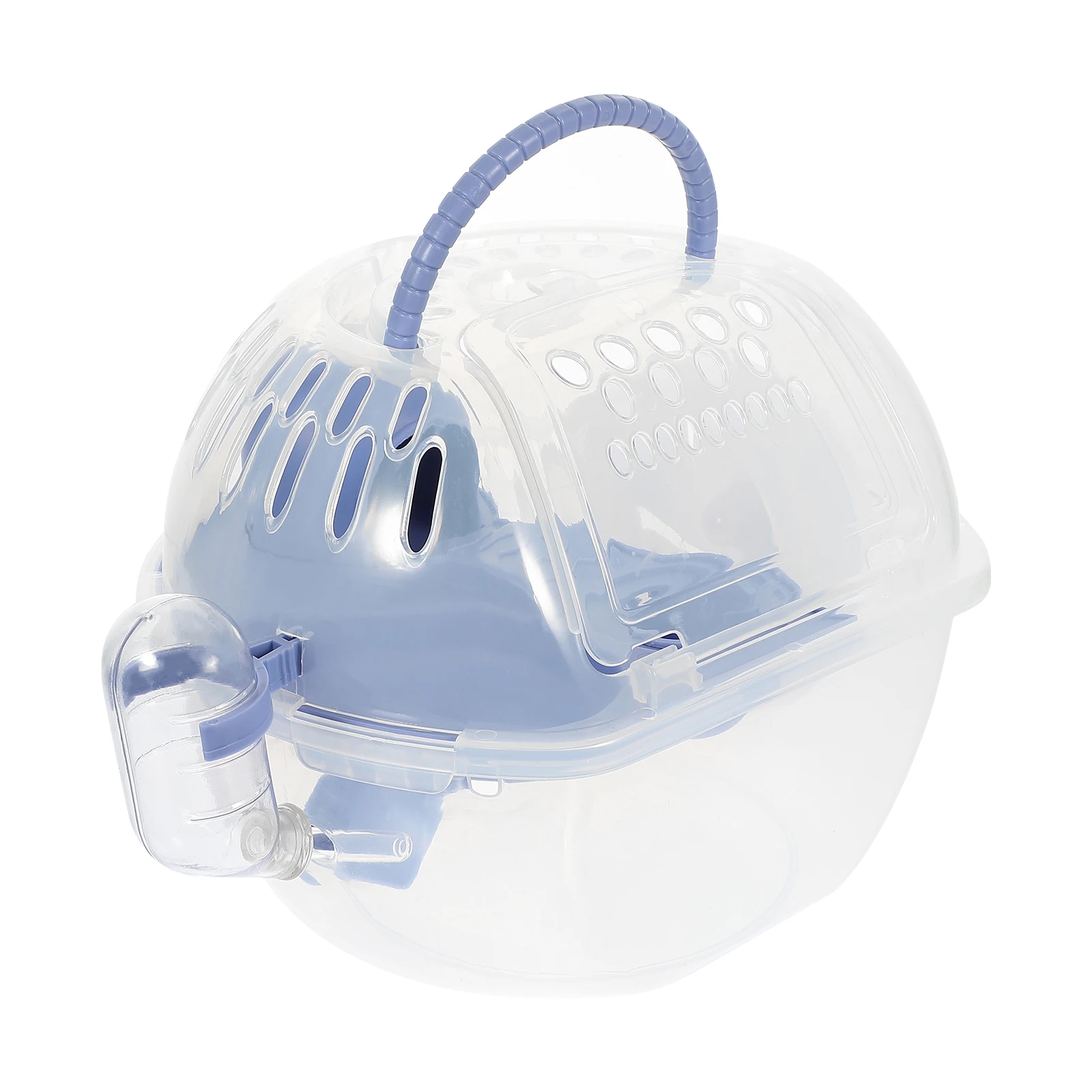 

Anti- Cage for Hamsters Keep Warm Travel Portable Case Compact Lightweight Plastic Breathing Pet Carrier