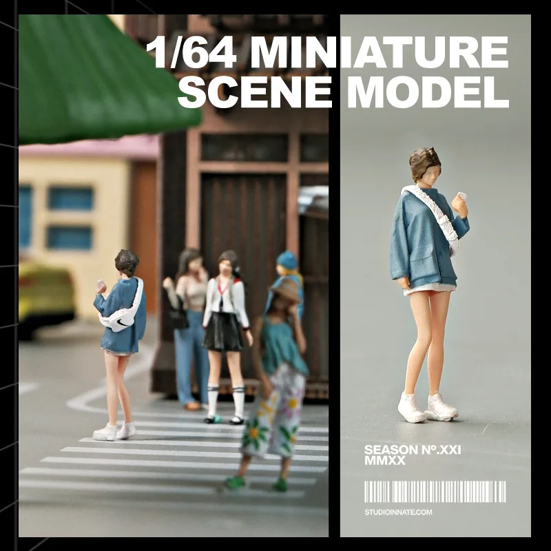 1:64 อะนิเมะกระเป๋าเป้สะพายหลังมินิตุ๊กตารูป Miniature การถ่ายภาพ props ฉาก DIY ตารางทรายภูมิทัศน์เครื่องประดับของขวัญ