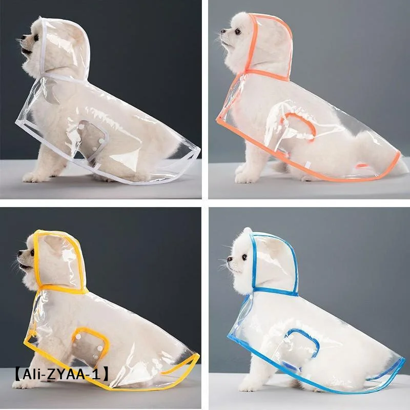Dog Raincoat - 【A】XS/4XL Haustier-Regenmantel, transparenter Hunde-Regenmantel, wasserdicht und