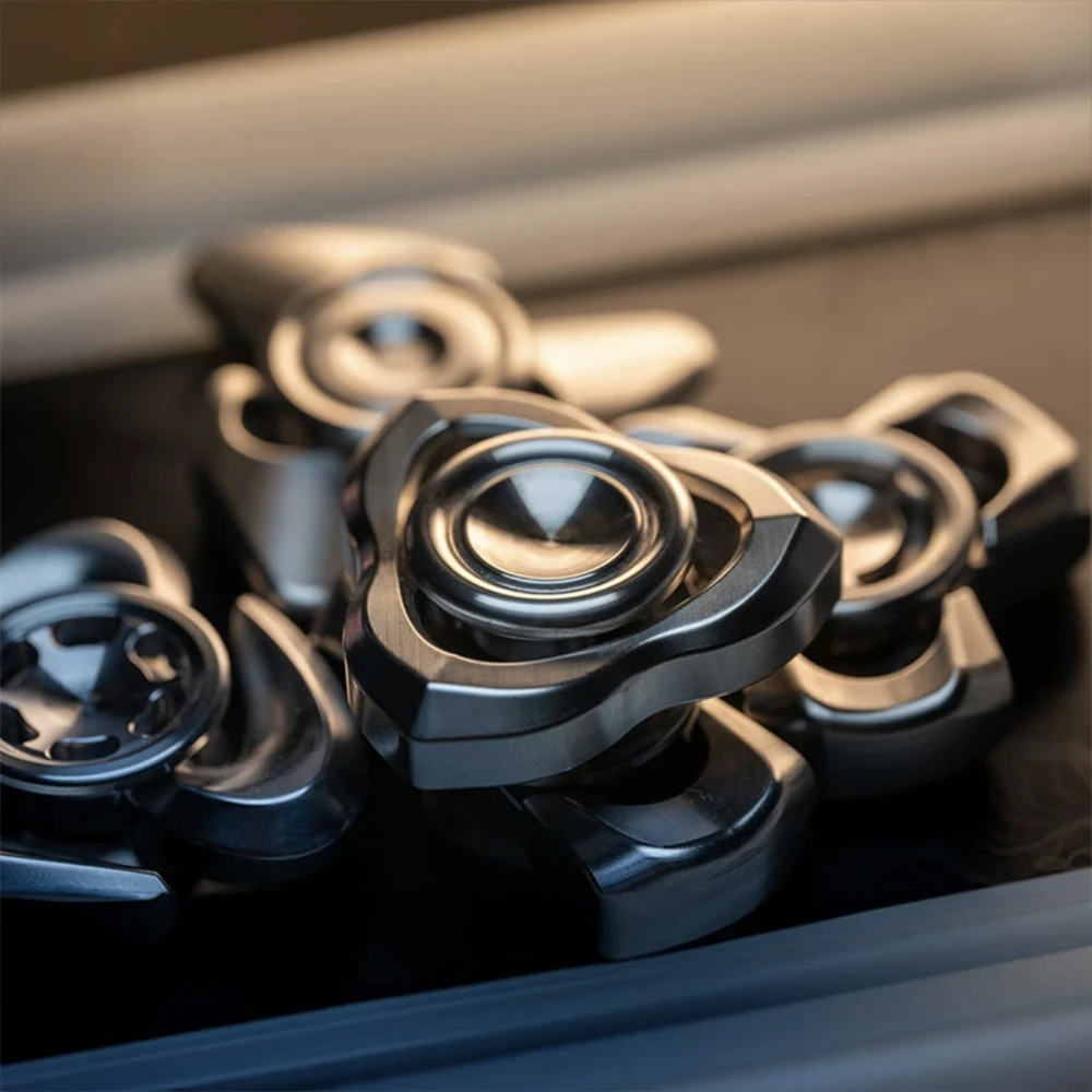 Abelha de aço inoxidável fidget spinner edc brinquedos slider fidget anti estresse mão spinner tdah ansiedade alívio brinquedos sensoriais