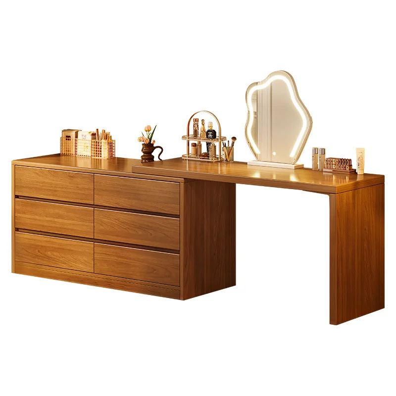 

Solid wood dresser bedroom simple modern new Chinese makeup table